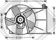 Diederichs DCL1155 - Вентилятор, охлаждение двигателя autosila-amz.com