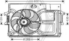 Diederichs DCL1119 - Вентилятор, охлаждение двигателя autosila-amz.com