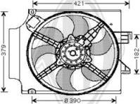 Diederichs DCL1129 - Вентилятор, охлаждение двигателя autosila-amz.com