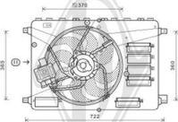 Diederichs DCL1125 - Вентилятор, охлаждение двигателя autosila-amz.com