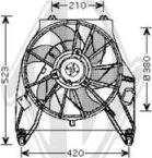 Diederichs DCL1176 - Вентилятор, охлаждение двигателя autosila-amz.com