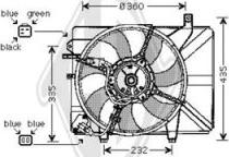 Diederichs DCL1240 - Вентилятор, охлаждение двигателя autosila-amz.com