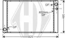 Diederichs DCM1488 - Радиатор, охлаждение двигателя autosila-amz.com