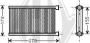 Diederichs DCM1039 - Теплообменник, отопление салона autosila-amz.com