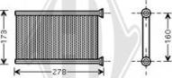 Diederichs DCM1038 - Теплообменник, отопление салона autosila-amz.com