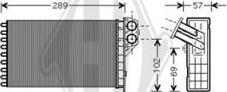 Diederichs DCM1183 - Теплообменник, отопление салона autosila-amz.com