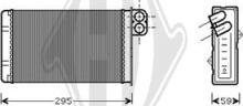 Diederichs DCM1187 - Теплообменник, отопление салона autosila-amz.com