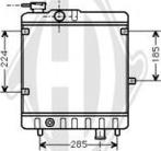 Diederichs DCM1889 - Радиатор, охлаждение двигателя autosila-amz.com