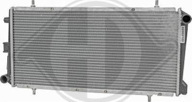 Diederichs DCM1392 - Радиатор, охлаждение двигателя autosila-amz.com