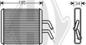 Diederichs DCM1309 - Теплообменник, отопление салона autosila-amz.com