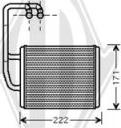 Diederichs DCM1315 - Теплообменник, отопление салона autosila-amz.com