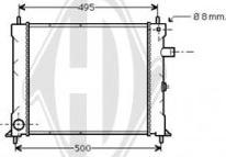 Diederichs DCM1383 - Радиатор, охлаждение двигателя autosila-amz.com