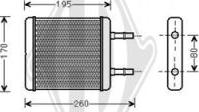 Diederichs DCM1295 - Теплообменник, отопление салона autosila-amz.com