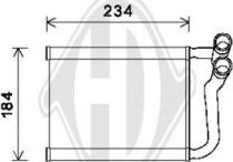 Diederichs DCM1297 - Теплообменник, отопление салона autosila-amz.com