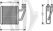 Diederichs DCM1250 - Теплообменник, отопление салона autosila-amz.com