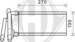 Diederichs DCM1237 - Теплообменник, отопление салона autosila-amz.com