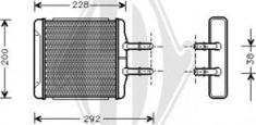 Diederichs DCM1277 - Теплообменник, отопление салона autosila-amz.com