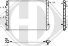 Diederichs DCM3981 - Радиатор, охлаждение двигателя autosila-amz.com