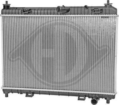 Diederichs DCM3938 - Радиатор, охлаждение двигателя autosila-amz.com