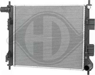 Diederichs DCM3975 - Радиатор, охлаждение двигателя autosila-amz.com
