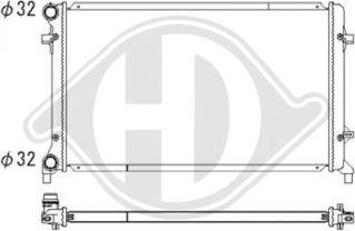 Diederichs DCM3457 - Радиатор, охлаждение двигателя autosila-amz.com