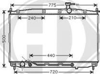 Diederichs DCM3694 - Радиатор, охлаждение двигателя autosila-amz.com