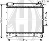 Diederichs DCM3096 - Радиатор, охлаждение двигателя autosila-amz.com