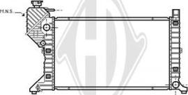 Diederichs DCM3826 - Радиатор, охлаждение двигателя autosila-amz.com