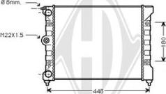 Diederichs DCM3376 - Радиатор, охлаждение двигателя autosila-amz.com