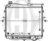 Diederichs DCM3755 - Радиатор, охлаждение двигателя autosila-amz.com