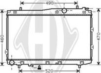 Diederichs DCM3785 - Радиатор, охлаждение двигателя autosila-amz.com