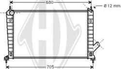Diederichs DCM2990 - Радиатор, охлаждение двигателя autosila-amz.com