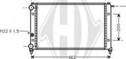 Diederichs DCM2998 - Радиатор, охлаждение двигателя autosila-amz.com