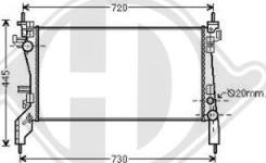 Diederichs DCM2001 - Радиатор, охлаждение двигателя autosila-amz.com