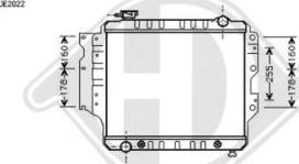 Diederichs DCM2111 - Радиатор, охлаждение двигателя autosila-amz.com