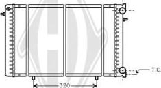 Diederichs DCM2892 - Радиатор, охлаждение двигателя autosila-amz.com