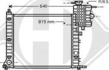 Diederichs DCM2380 - Радиатор, охлаждение двигателя autosila-amz.com