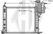 Diederichs DCM2381 - Радиатор, охлаждение двигателя autosila-amz.com