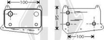 Diederichs DCO1038 - Масляный радиатор, двигательное масло autosila-amz.com