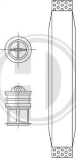 Diederichs DCT1094 - Осушитель, кондиционер autosila-amz.com