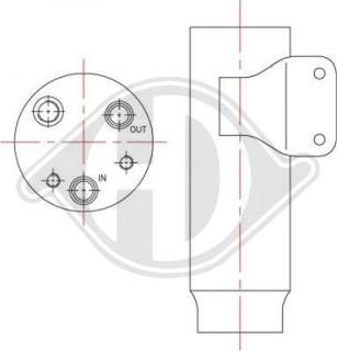 Diederichs DCT1090 - Осушитель, кондиционер autosila-amz.com