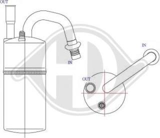 Diederichs DCT1098 - Осушитель, кондиционер autosila-amz.com