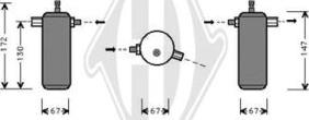 Diederichs DCT1049 - Осушитель, кондиционер autosila-amz.com