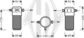 Diederichs DCT1017 - Осушитель, кондиционер autosila-amz.com