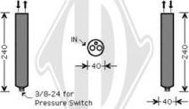 Diederichs DCT1083 - Осушитель, кондиционер autosila-amz.com