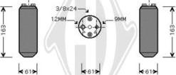 Diederichs DCT1075 - Осушитель, кондиционер autosila-amz.com