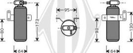 Diederichs DCT1077 - Осушитель, кондиционер autosila-amz.com