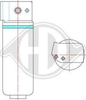 Diederichs DCT1198 - Осушитель, кондиционер autosila-amz.com