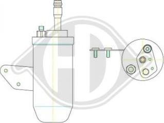 Diederichs DCT1105 - Осушитель, кондиционер autosila-amz.com