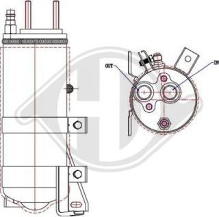 Diederichs DCT1101 - Осушитель, кондиционер autosila-amz.com